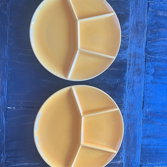 Steuler Keramik West Germany 4350 divided fondue plates RARE - Picture 5 of 6